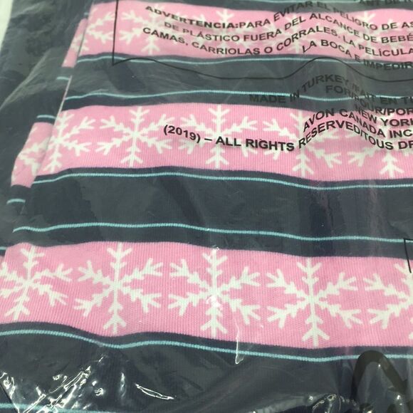 Fa La La Llama Christmas Pink and Blue 100% Cotton Pajamas Set NWT - Picture 6 of 10